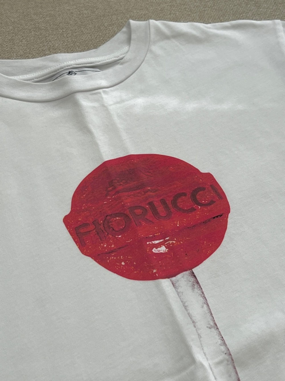 Fiorucci Lollipop Graphic T-shirt White (NWOT)